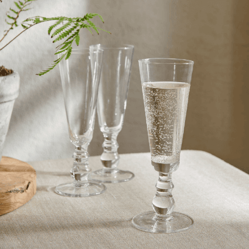 Image showing the Greenwich Set of 6 Champagne Flutes, 200ml product.