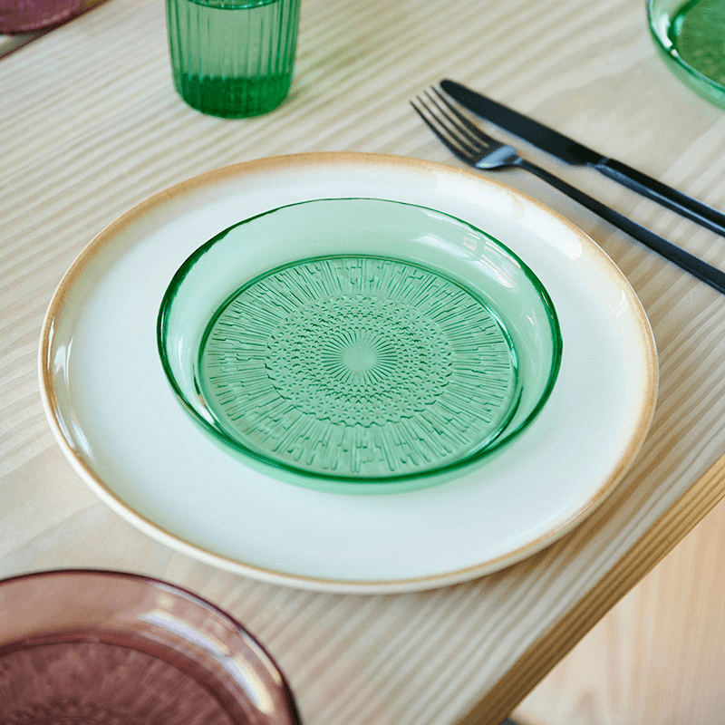 Kusintha Plate, D18cm, Green