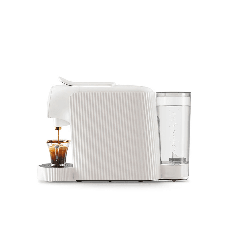 Plisse Capsule coffee machine, White