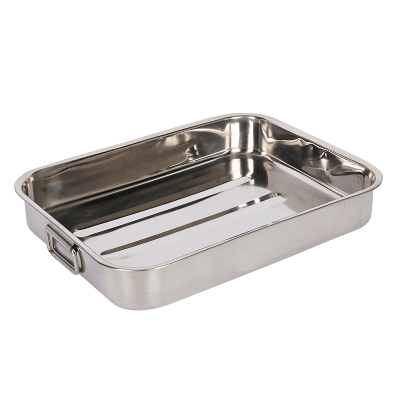 Large roaster and rack, 42 x 32cm, Stainless Steel