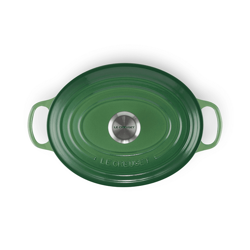 Signature Cast Iron Oval Casserole, 29cm, Bamboo