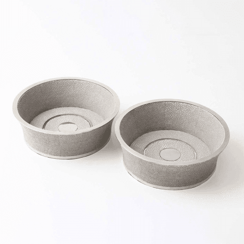 Image showing the Wine Bottle Coaster, D16cm, Barley Shagreen product.