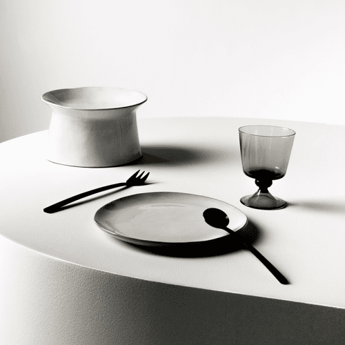 Image showing the La Mère Set of 2 Plates, D18cm, Off White product.