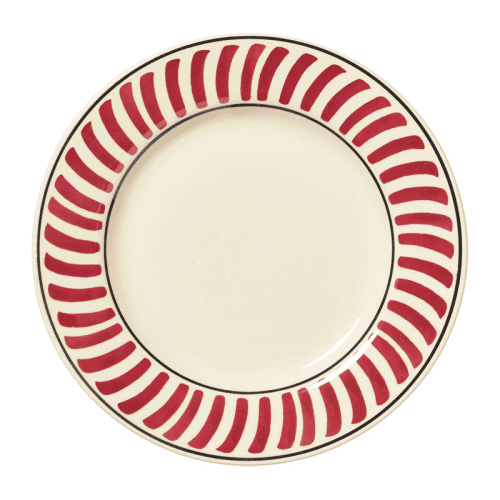 Image showing the Kintaro Set of 4 Side Plates, D21cm, Cochineal product.