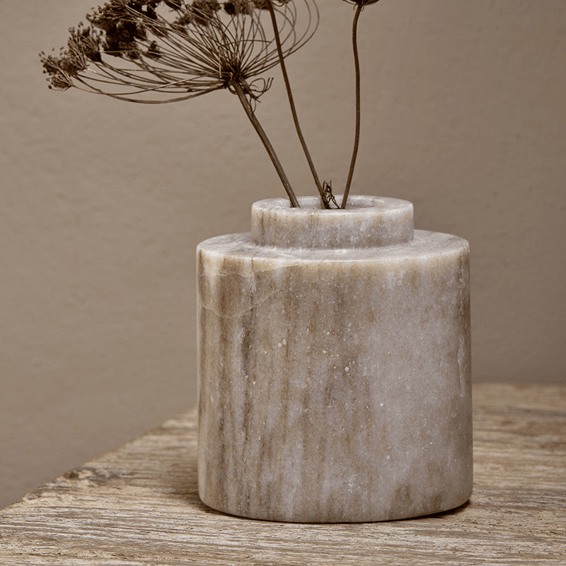 Khari Vase, H9.5cm, Marble