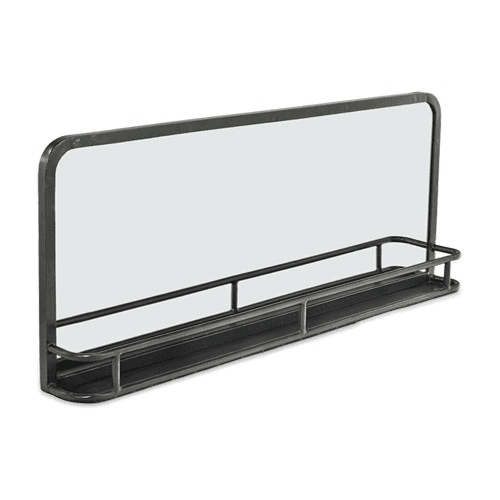Demsa Mirror With Shelf, H40 x W120cm, Iron