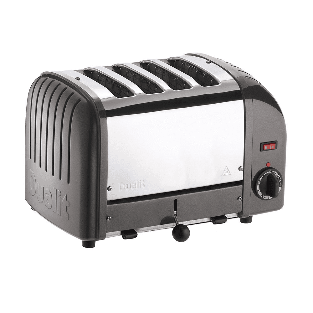 Classic Vario 4 slot toaster, metallic charcoal
