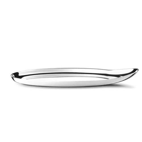 Image showing the Alfredo Set of 4 coasters, 9cm, polished stainless steel product.