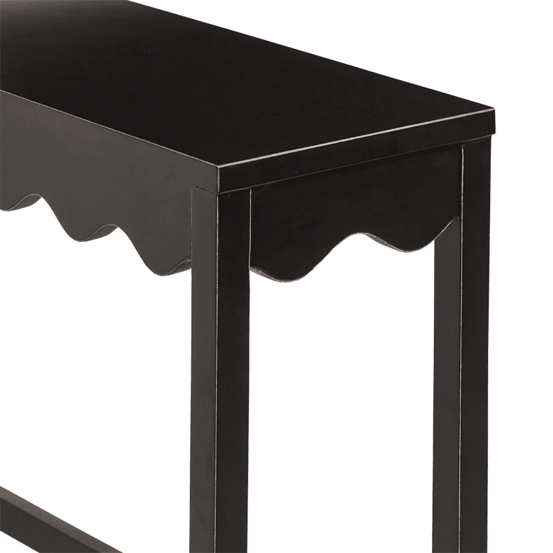 Talasa Console Table, Rubbed Black