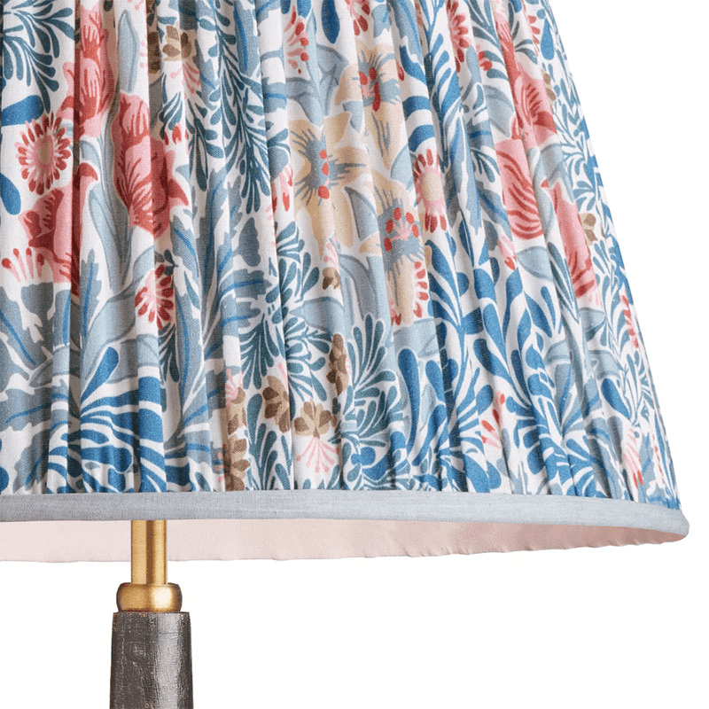 Morris & Co. Straight Empire Shade, 45cm, Indigo and Barbed Berry Bower