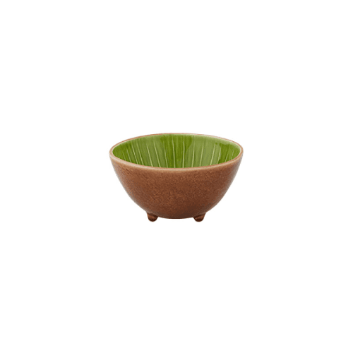 Image showing the Tropical Fruits Kiwi Bowl, D14cm, Green/Brown product.
