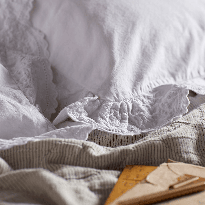Elsie Pillowcase, Standard, White