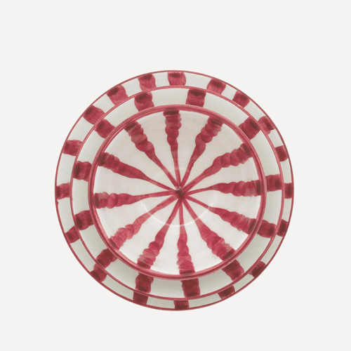 Image showing the Wave 3 Piece Dinner Set, Grenadine product.