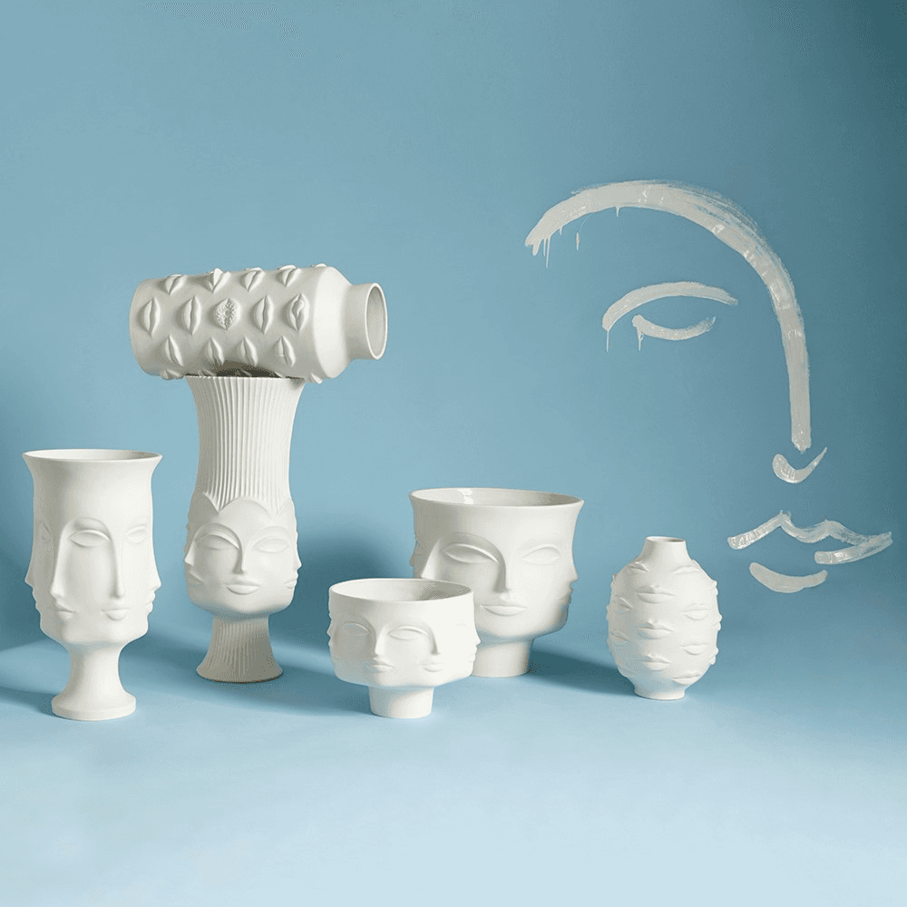 Muse Dora Maar Vase, H38cm, White