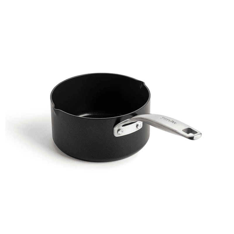 Copenhagen Non-Stick Saucepan, 16, Black