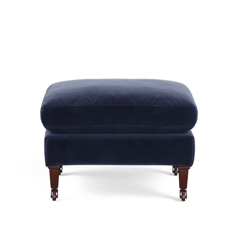 Coleridge Footstool, Sapphire