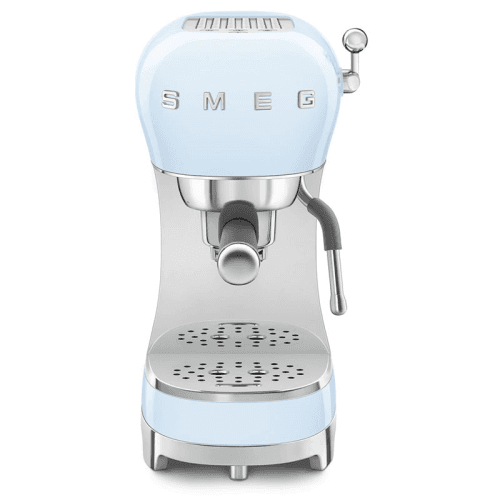Image showing the 50's Style Espresso Coffee Machine, Pastel Blue product.