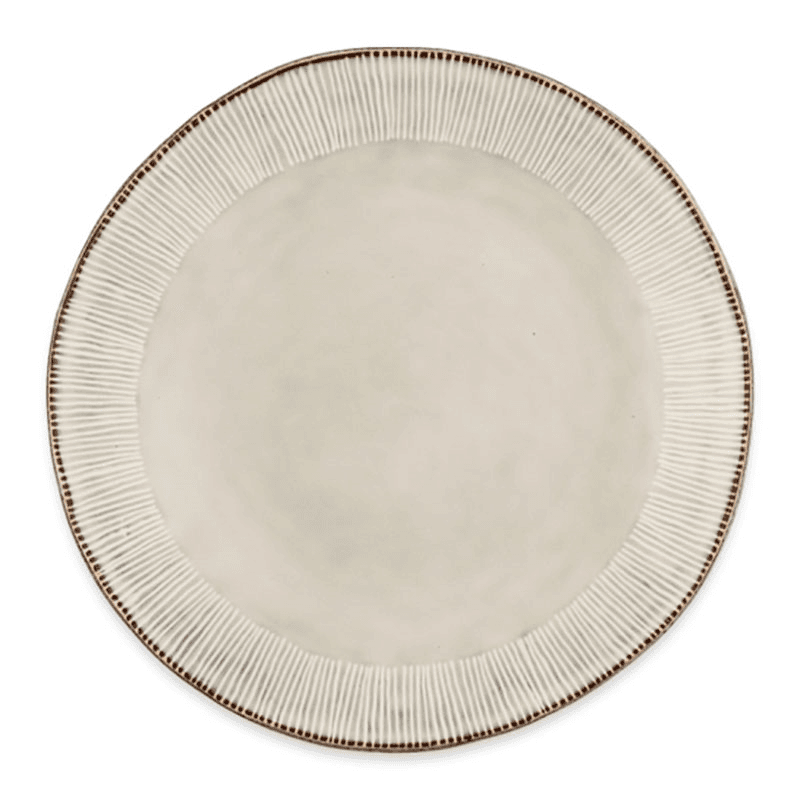 Malia 12 Piece Dinner Set, Cream