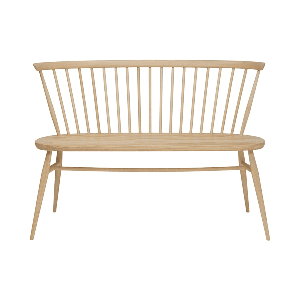 Originals Love Seat, L.Ercolani by Ercol, H82 x W117 x D53cm, Natural