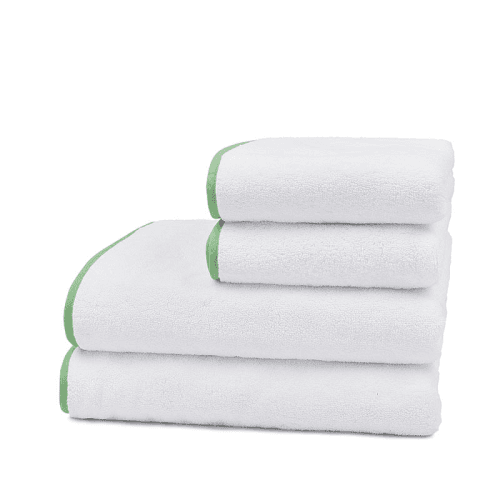 Image showing the Georgina Straight Bath Towel Bundle, Asparagus product.