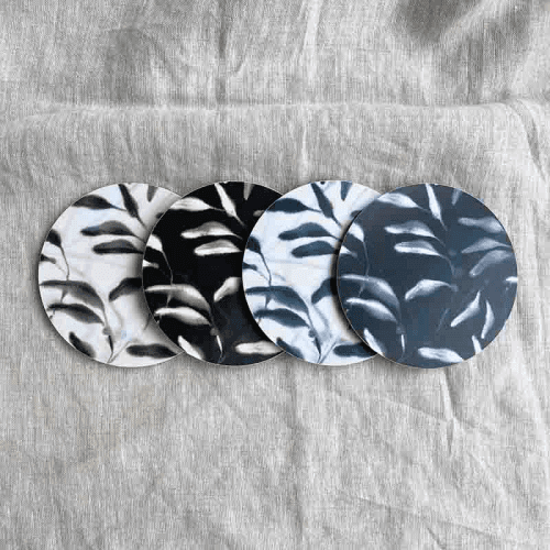 Image showing the Amongst Set of 4 Coasters, D10cm, Assorted product.