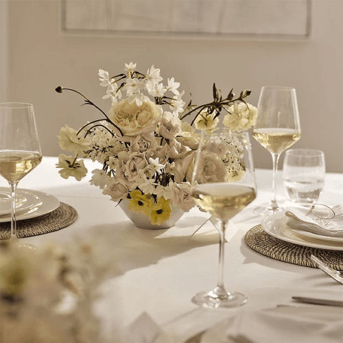 Image showing the Pimlico Set of 4 White Wine Glasses, Clear product.