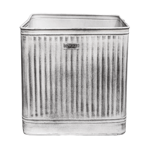 Image showing the Hampton Planter, D34cm, Galvanised product.