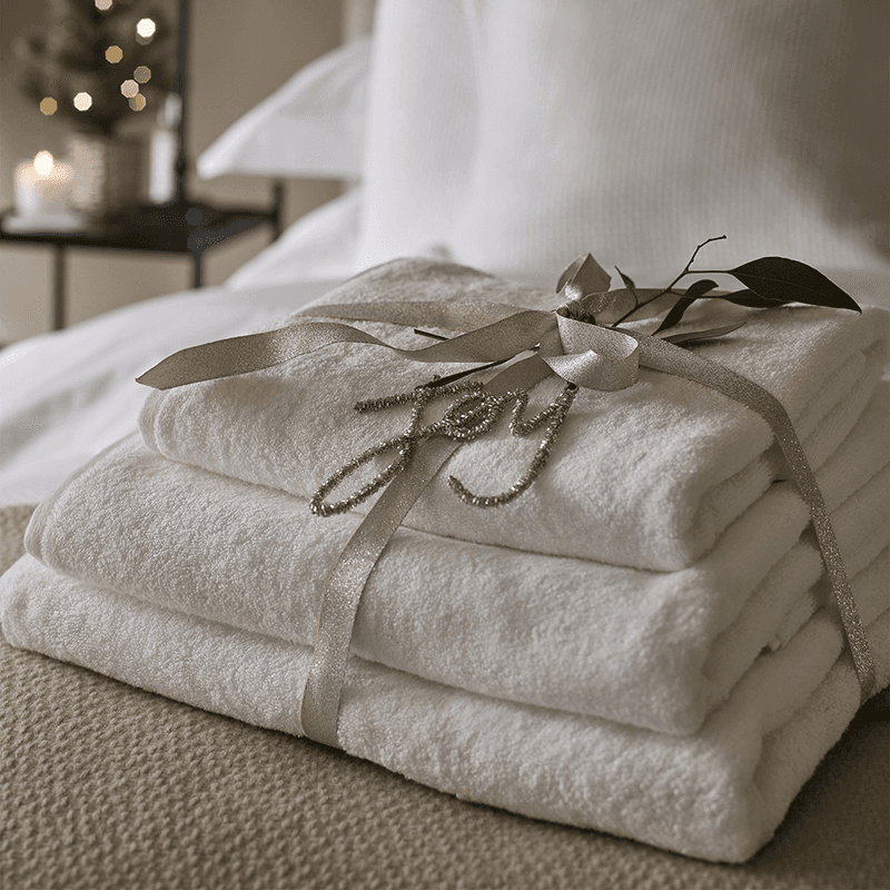 Super Soft Ecoloom Bath Towel, 70 x 125cm, White