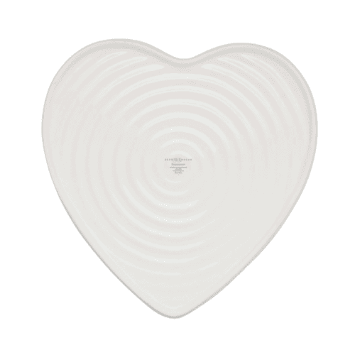 Image showing the Mistletoe Heart Baking Dish, D25cm, White/Green product.
