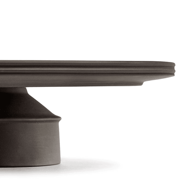 Dune Cake Stand, D33cm, Slate