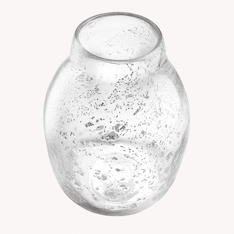 MOLTEN 1090 FLECK Vase, H16.5cm, Silver