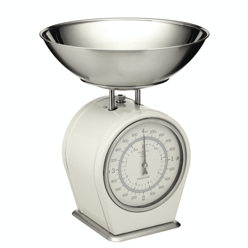 Image showing the Living Nostalgia Mechanical scales, 4Kg, Cream product.