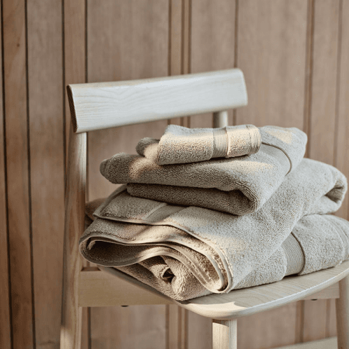 Image showing the Cotton Face Towel, Natural product.