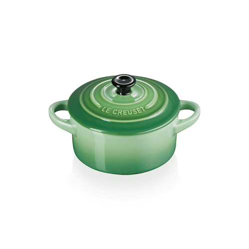 Image showing the Stoneware Petite Round Casserole, 10cm, Bamboo Green product.