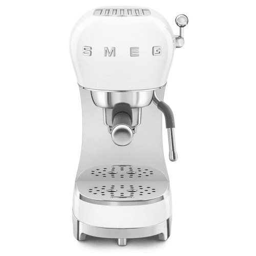 Image showing the 50's Style Espresso Coffee Machine, White product.