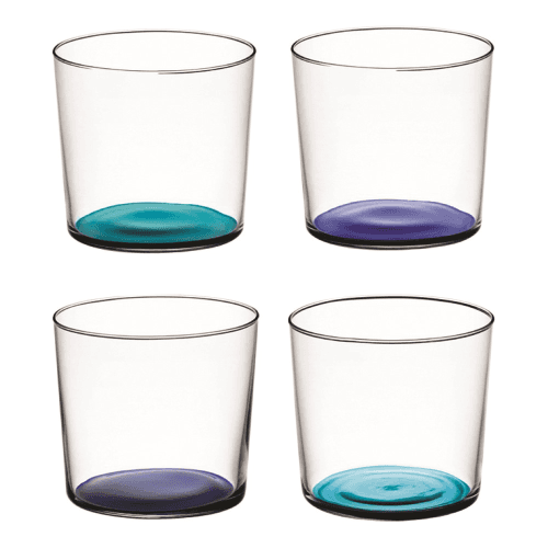Image showing the Coro Set of 4 tumblers, 310ml, lagoon assorted product.