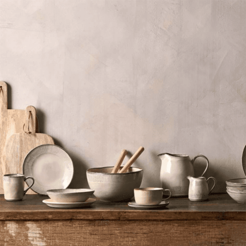Image showing the Malia 12 Piece Dinner Set, Cream product.