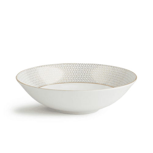 Image showing the Gio Gold Soup/Cereal bowl, D21cm, Gold/White product.