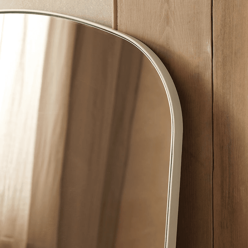 Chiltern Fine Metal Mantle Mirror, White