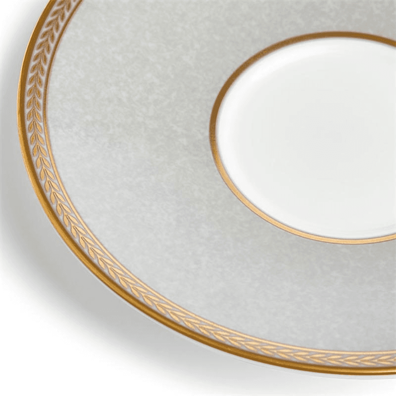Renaissance Teacup & Saucer, Grey
