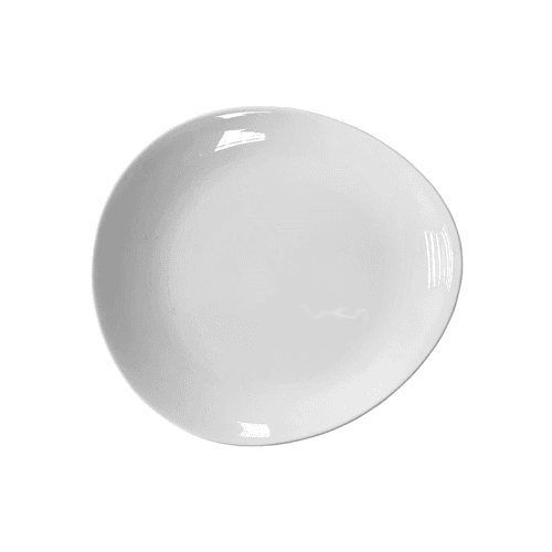 Image showing the Orientix Set of 6 Pebble Plates, D22cm, White product.