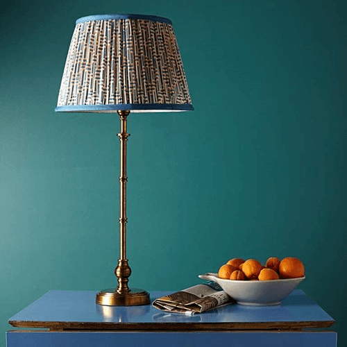 Chukka Table lamp - base only, H45 x W12cm, Antiqued Brass