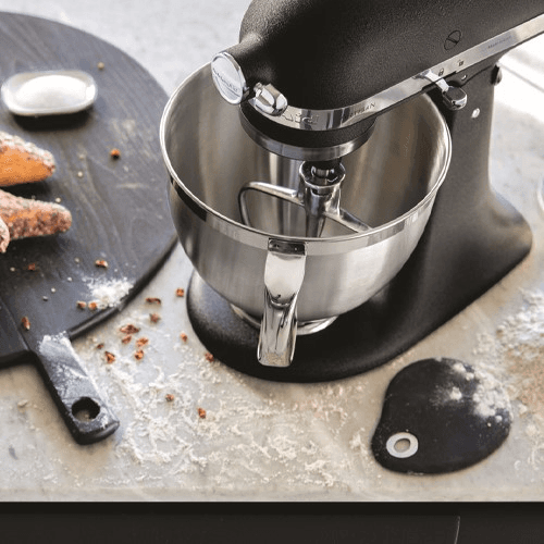 Artisan Tilt Head Stand mixer, 4.8 litre, Cast Iron Black