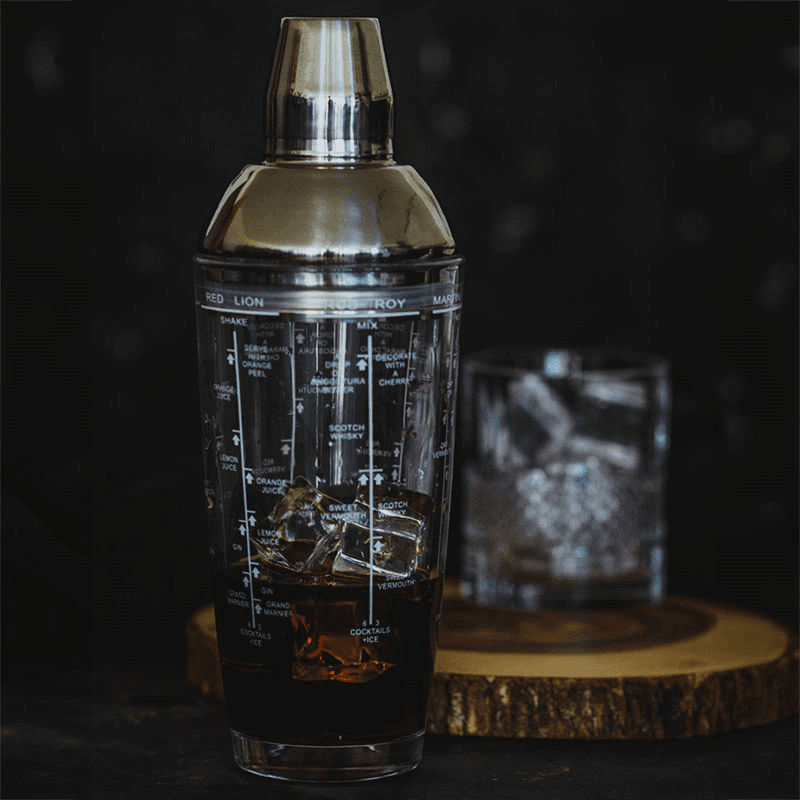 Boston Cocktail Shaker, 700ml, Glass