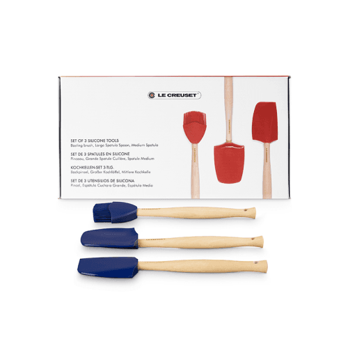 Image showing the Silicone Utensil Tools, Set of 3, Azure product.