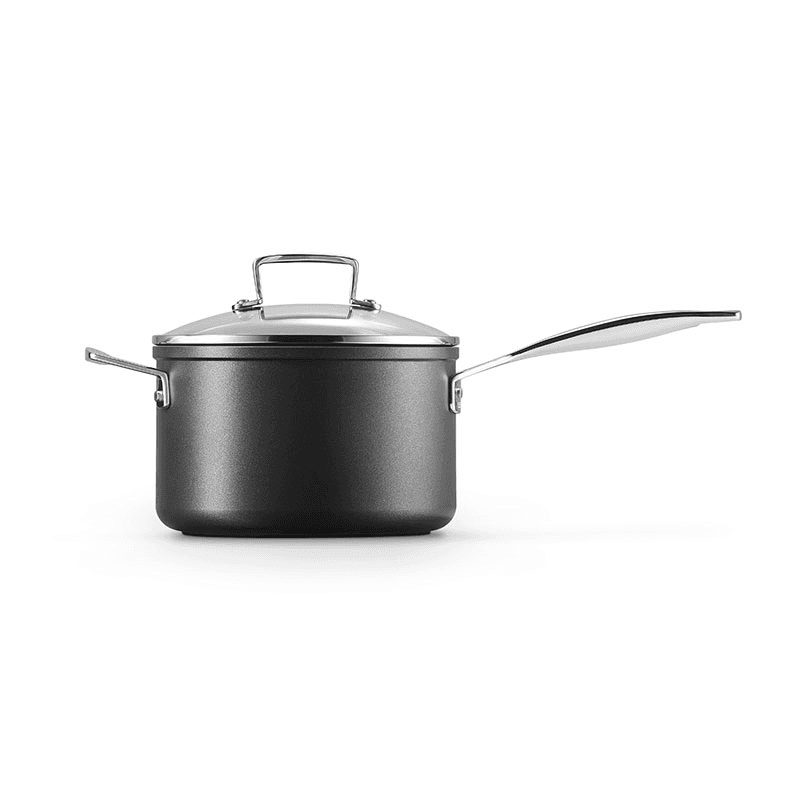 Toughened Non-Stick Saucepan With Lid - 20cm