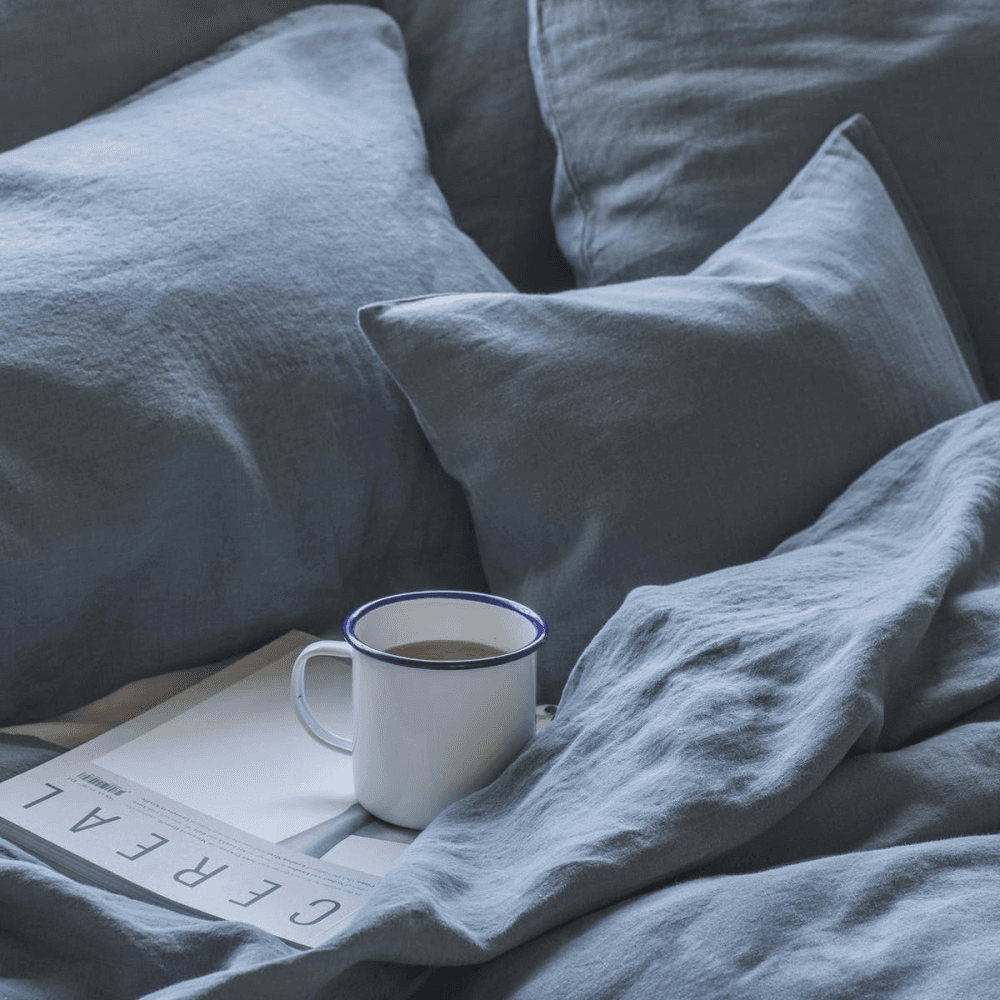 Super king size duvet cover, 260 x 220cm, Parisian Blue