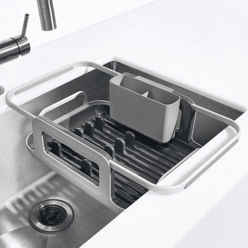 Image showing the Over-The-Sink Aluminium Dish Rack, Stainless Steel product.
