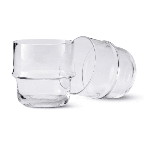 Image showing the Unda Pair of tumblers, Clear product.