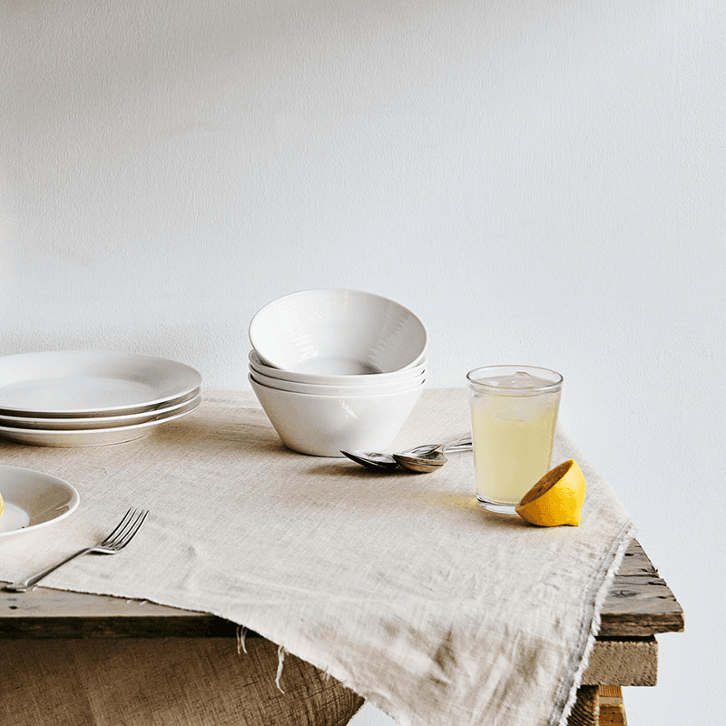 Pure Cereal Bowls Set of 4, D16cm, White